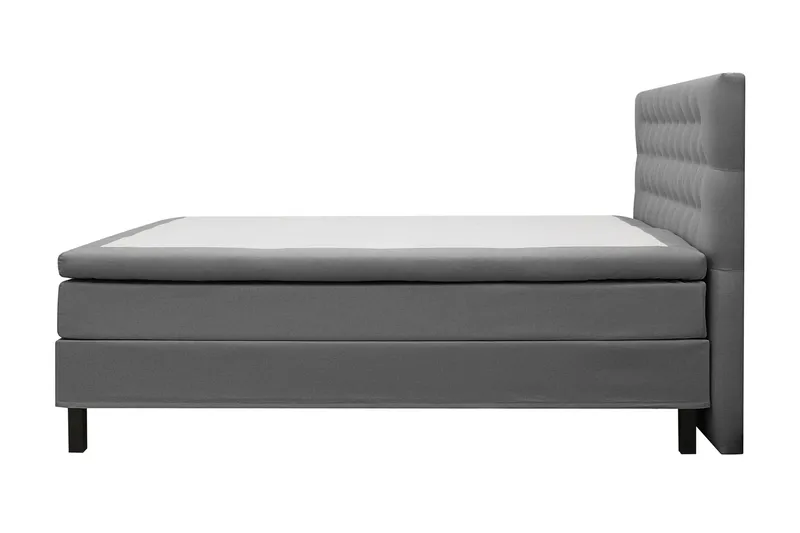 HVILA Classic Komplett Sängpaket 160x200 cm Kontinentalsäng med diamant sänggavel - Grå - Products - Möbler - Säng - Enkelsäng