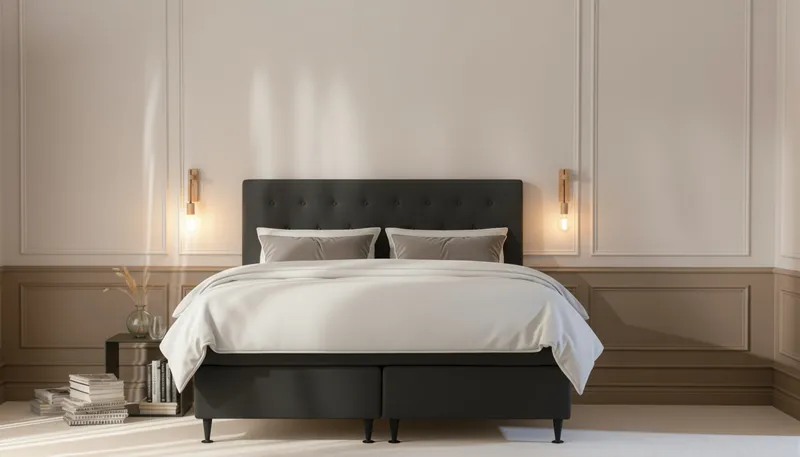 HVILA Plus Komplett Sängpaket 180x200 cm - Antracit - Products - Möbler - Säng - Komplett sängpaket