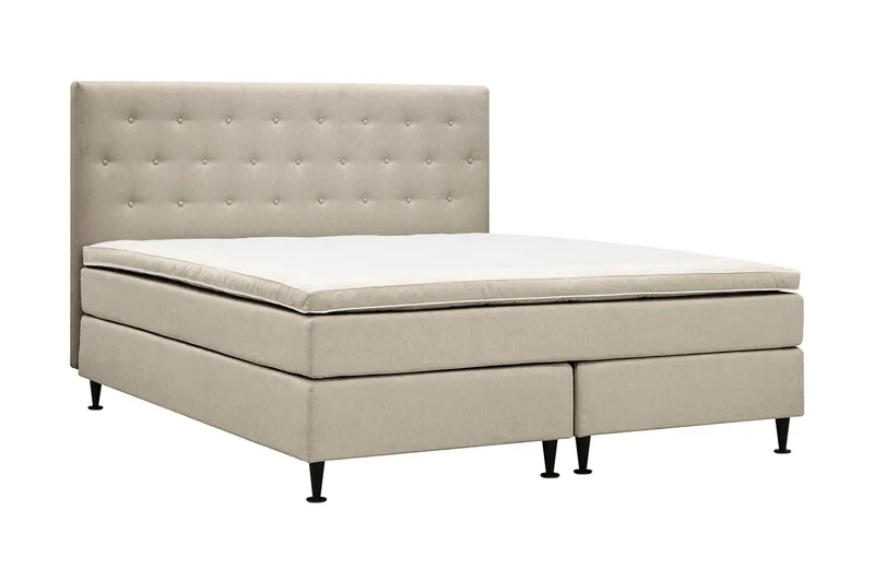 HVILA Plus Komplett Sängpaket 160x200 cm - Beige - Products - Möbler - Säng - Komplett sängpaket