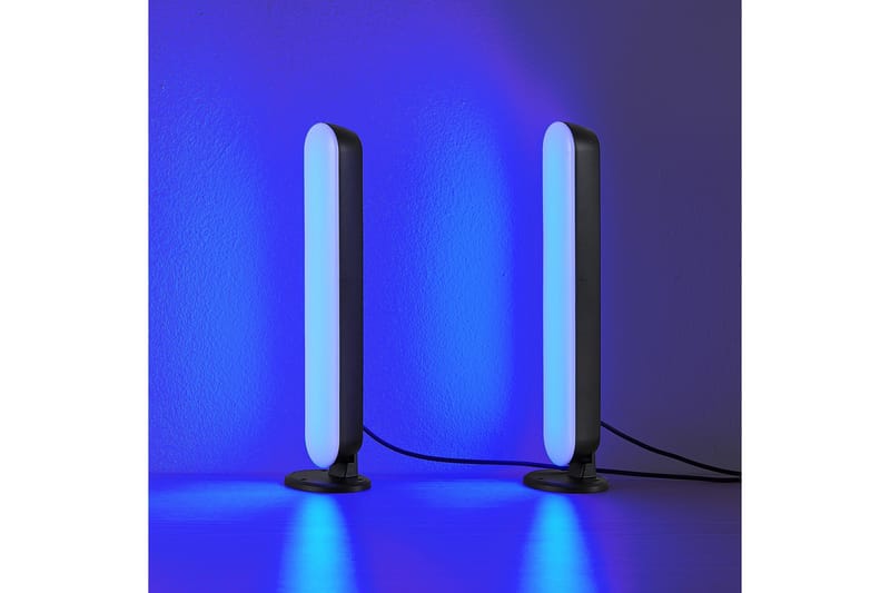 Game LED Bordslampa 2-pack svart RGB - Svart - Products - Belysning - Lampor & belysning inomhus - Sovrumslampa - Sänglampa - Sängbordslampa