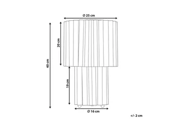Gozocap Bordslampa 40 cm E27 - Vit - Products - Belysning - Lampor & belysning inomhus - Sovrumslampa - Sänglampa - Sängbordslampa