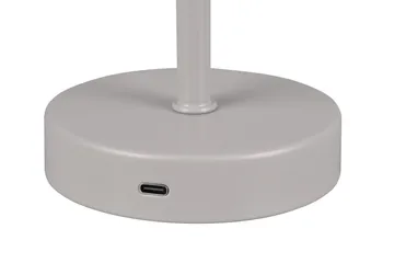 Jeff LED Bordslampa grå uppladdningsbar - Grå - Products - Belysning - Lampor & belysning inomhus - Sovrumslampa - Sänglampa - Sängbordslampa