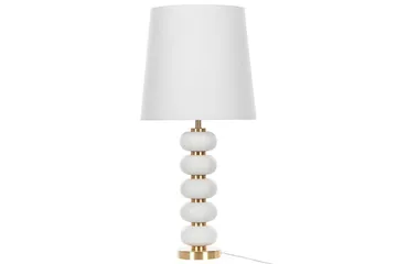 Laros Bordslampa 80 cm E27 - Vit/Guld - Products - Belysning - Lampor & belysning inomhus - Sovrumslampa - Sänglampa - Sängbordslampa