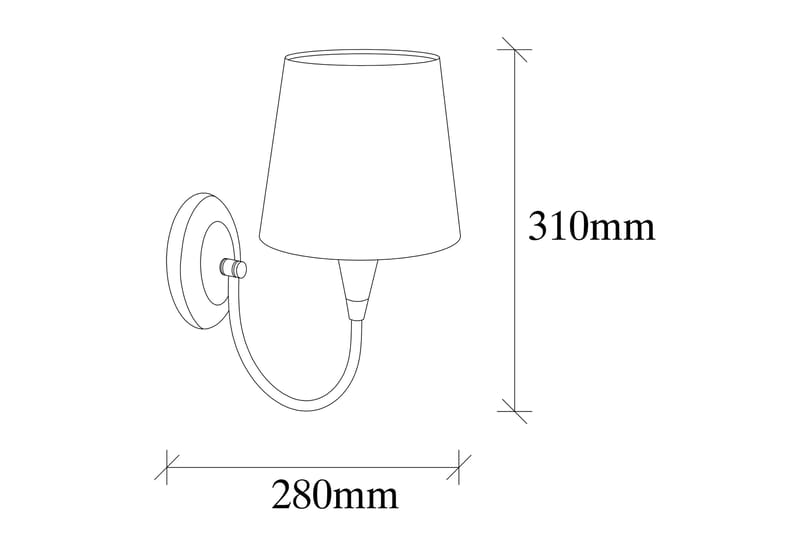 Opviq Pardo Vägglampa - Antik - Products - Belysning - Lampor & belysning inomhus - Sovrumslampa - Sänglampa - Sänglampa vägg