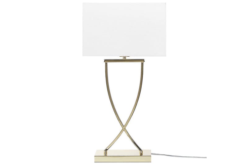 Sirene Bordslampa 62 cm E27 - Mässing/Vit - Products - Belysning - Lampor & belysning inomhus - Sovrumslampa - Sänglampa - Sängbordslampa