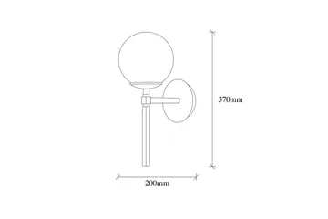Vägglampa Sudasalle Svart / Vit - Svart/Vit - Products - Belysning - Lampor & belysning inomhus - Sovrumslampa - Sänglampa - Sänglampa vägg