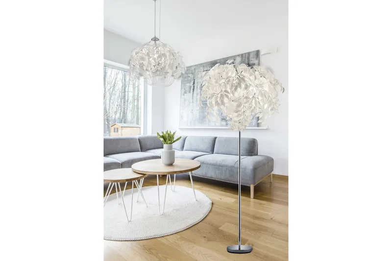 Leavy Taklampa 38cm E27 vit - Vit - Products - Belysning - Lampor & belysning inomhus - Taklampa & takbelysning - Kökslampa & taklampa kök