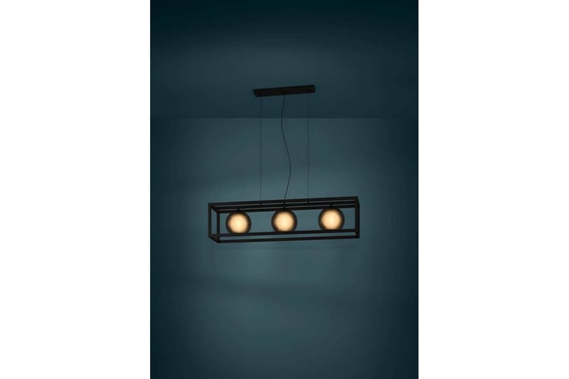 Takpendel Eglo Arangona Svart/Grå Ram med 3 Lampor - Products - Belysning - Lampor & belysning inomhus - Taklampa & takbelysning - Pendellampa & hänglampa