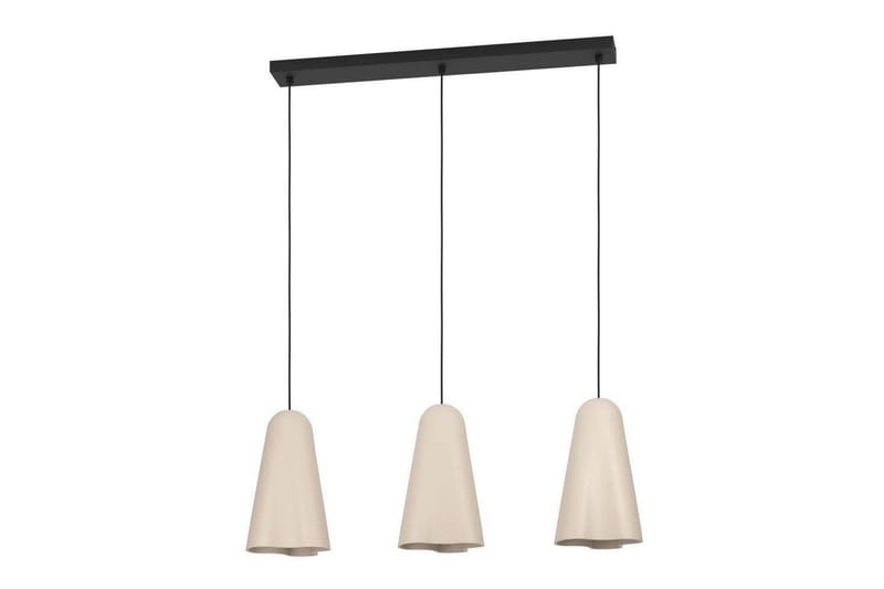 Takpendel Eglo Tolleric Sand/Svart med 3 Lampor