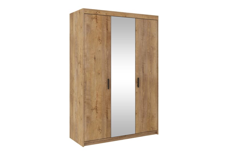 Enzenauer Garderob med Spegel 133 cm LED-belysning - Trä/natur - Products - Förvaring - Garderober & garderobssystem