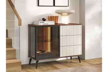 Akinari Byrå 103 cm - Brun/Beige - Products - Förvaring - Förvaringsmöbler - Byrå