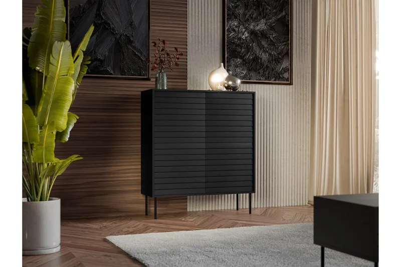 Belonger Byrå 102 cm - Svart - Products - Förvaring - Förvaringsmöbler - Byrå