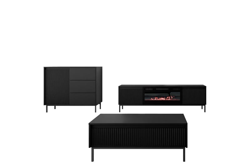 Bjurholm Möbelset För Vardagsrum, Beige