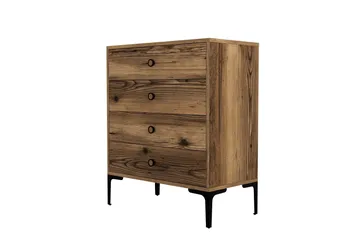 Ameias Byrå 76x90,7 cm Brun - Hanah Home - Products - Förvaring - Förvaringsmöbler - Byrå - Hallbyrå