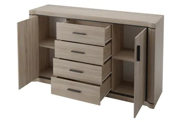 Dallas Skänk 157x43,5x91 cm LED-belysning - Beige - Products - Förvaring - Förvaringsmöbler - Sideboard & skänk