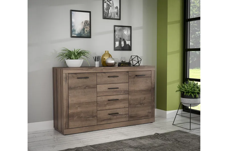 Elhovo Sideboard 41x143 cm - Brun - Products - Förvaring - Förvaringsmöbler - Sideboard & skänk
