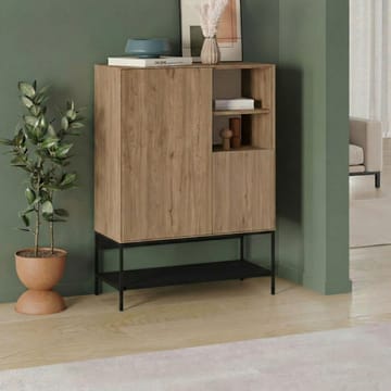 Kenvor Sideboard 90x125x40 cm - naturlig ek trä svart svart - Products - Förvaring - Förvaringsmöbler - Sideboard & skänk