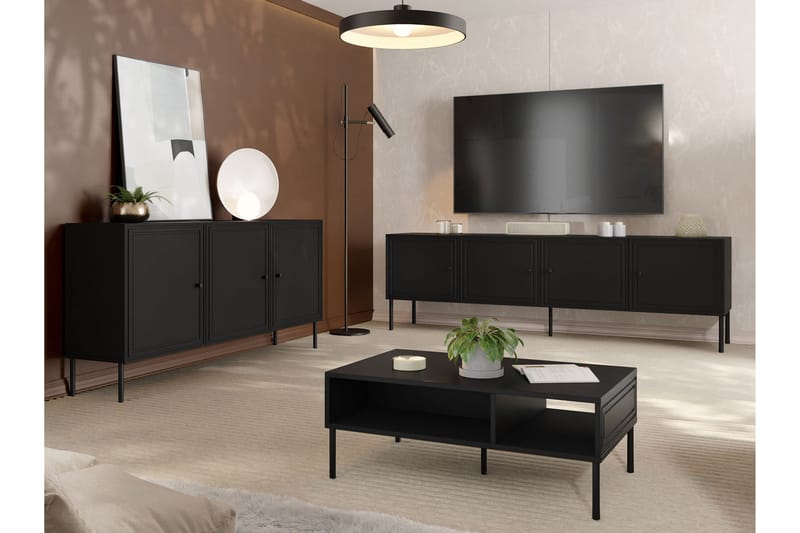 Laholm Möbelset För Vardagsrum - Svart - Products - Förvaring - Förvaringsmöbler - Möbelset för vardagsrum