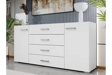 Lindesberg Byrå 156 cm - Vit - Products - Förvaring - Förvaringsmöbler - Byrå