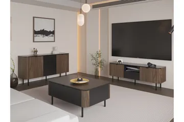 Pollena Möbelset För Vardagsrum - Brun - Products - Förvaring - Förvaringsmöbler - Möbelset för vardagsrum