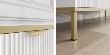 Salmor Skänk 135x42 cm - Vit - Products - Förvaring - Förvaringsmöbler - Sideboard & skänk