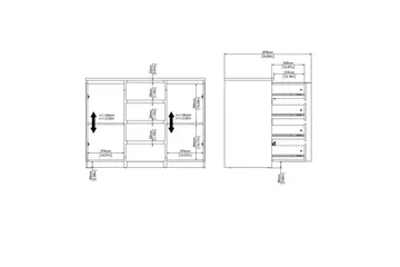 Salomns Skänk 120,8 cm - Svart - Products - Förvaring - Förvaringsmöbler - Sideboard & skänk