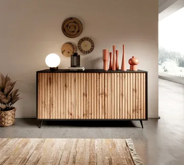 Tapas Byrå 154 cm - Svart - Products - Förvaring - Förvaringsmöbler - Byrå