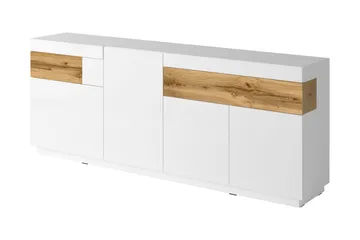 Tomeka Byrå - Vit/Trä - Products - Förvaring - Förvaringsmöbler - Byrå