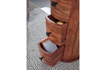 Willowdale Sideboard 35 cm 3 Lådor Runt - Brun - Products - Förvaring - Förvaringsmöbler - Sideboard & skänk