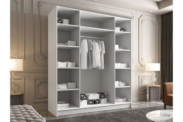 Vadstena Garderob 200 cm - Svart - Products - Förvaring - Garderober & garderobssystem - Garderobsskåp