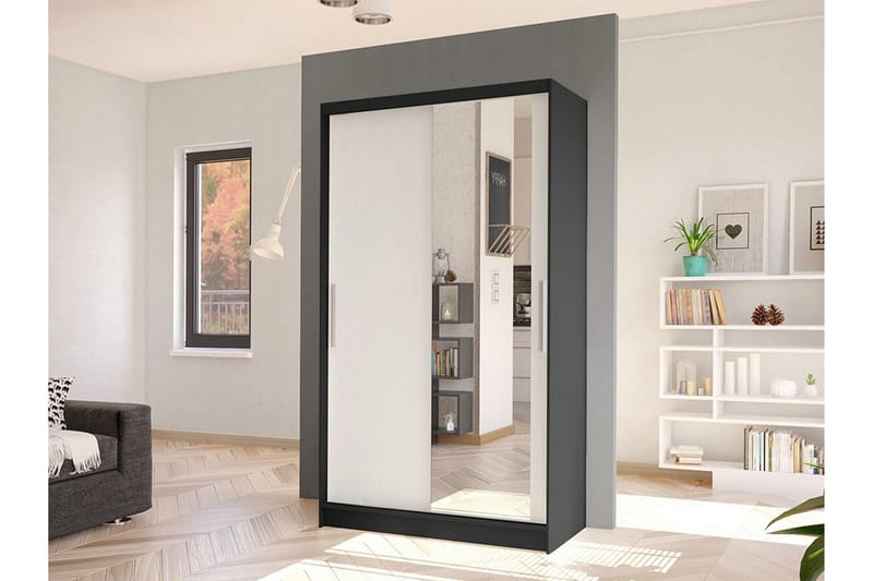 Glenmore Garderob m. Spegel White - Products - Förvaring - Garderober & garderobssystem