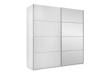 Haparanda Garderob med Spegel 200 cm - Vit - Products - Förvaring - Garderober & garderobssystem