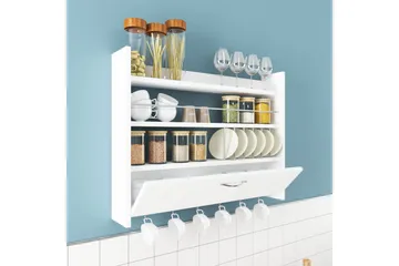 Rovdane Kryddhylla 85x15 cm - Extra Vit - Products - Förvaring - Hylla - Förvaringshylla - Kryddhylla & kryddställ