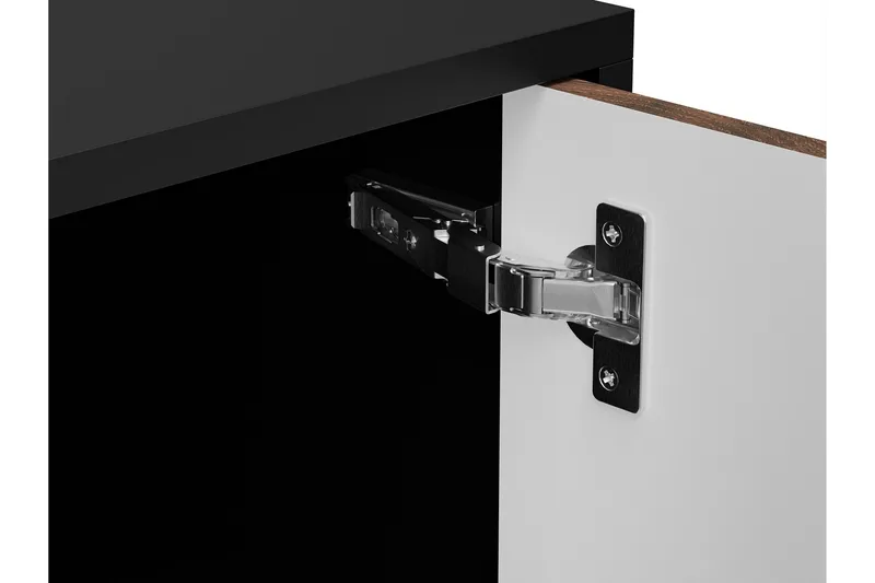 Belonger Smalt Vitrinskåp 40 cm djup 53 cm bred 182 cm hög Mörkt Trä Glas - Svart - Products - Förvaring - Skåp - Vitrinskåp