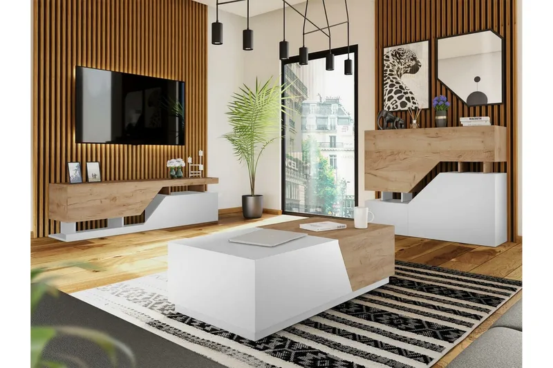 Carbost Highboard White - Products - Förvaring - Skåp - Förvaringsskåp