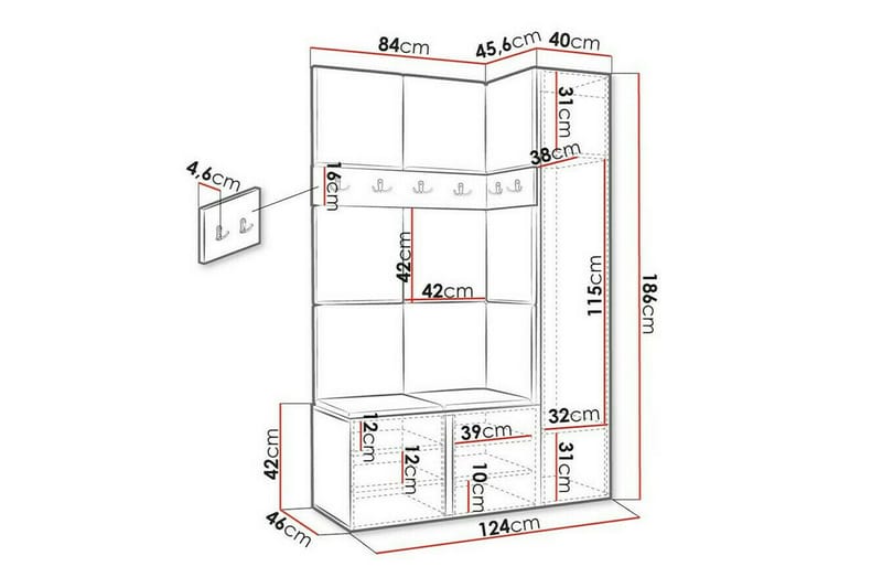 Dunvegan Highboard Brown - Products - Förvaring - Skåp - Förvaringsskåp