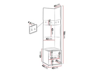 Dunvegan Highboard - Vit - Products - Förvaring - Skåp - Förvaringsskåp