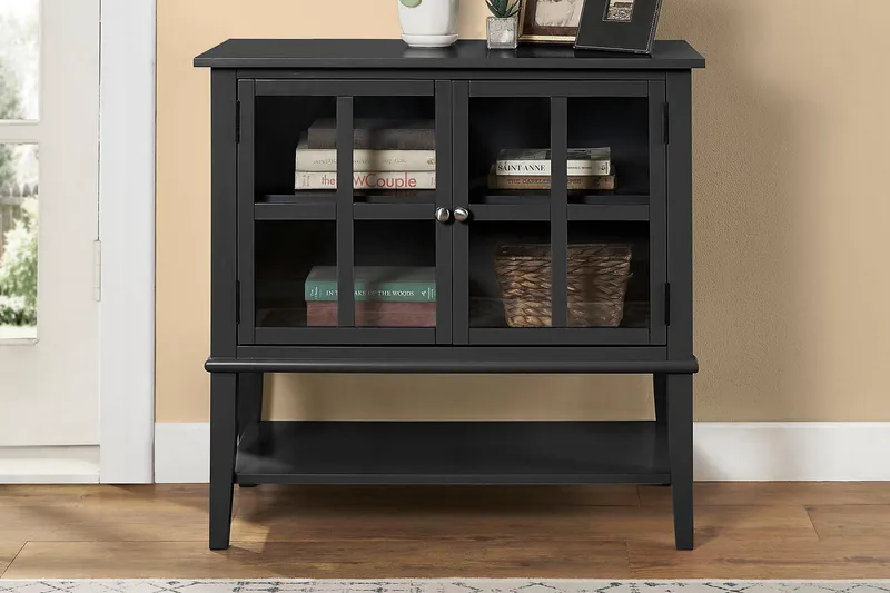 Franklin Förvaringsskåp 80x40 cm Svart - Dorel Home - Products - Förvaring - Skåp - Förvaringsskåp