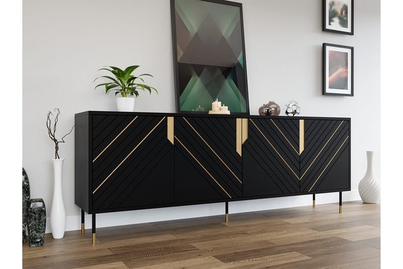 Juniskär Highboard - Svart - Products - Förvaring - Skåp - Förvaringsskåp