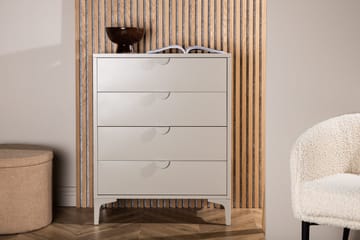 Piring Skåpsbyrå med fyra lådor 78x40x117 cm - Beige - Products - Förvaring - Skåp - Förvaringsskåp