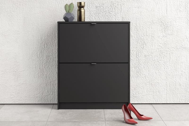 Shoey Skoskåp 2 Fack - Svart - Products - Förvaring - Skåp - Förvaringsskåp