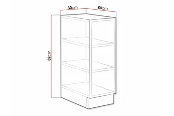 Templemore Köksskåp 30 cm - Brun - Products - Förvaring - Skåp - Förvaringsskåp