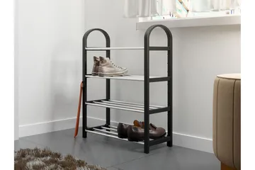 Cencja Skohylla 50x18 cm - Svart/Silver - Products - Förvaring - Skoförvaring - Skohylla & skoställ