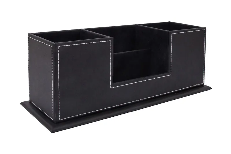 Walter Pennhållare Svart läder