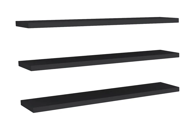 Lakasha Vägghylla 2 cm - Antracit - Products - Förvaring - Småförvaring - Väggförvaring