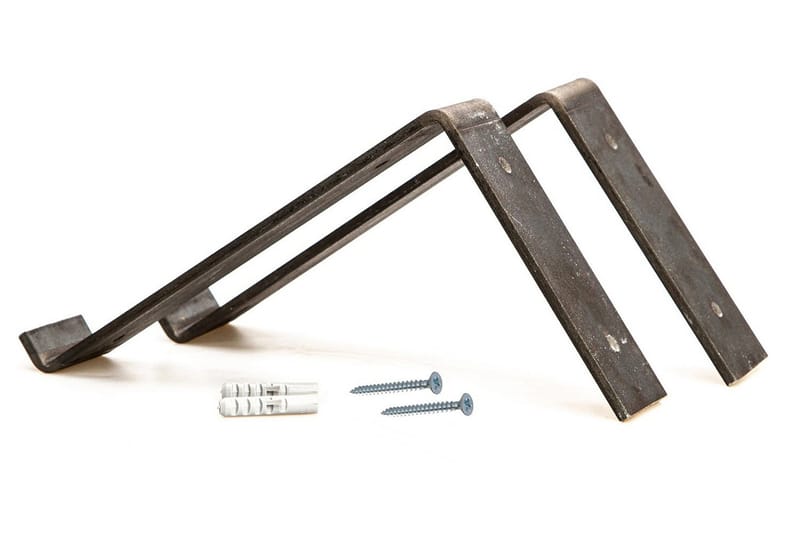 Lilamae Vägghylla 60 cm - Svart/Valnöt - Products - Förvaring - Småförvaring - Väggförvaring