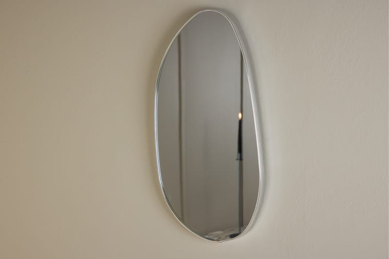 Borgholm Vägghängd Spegel 30 cm - Silver - Products - Inredning - Spegel - Hallspegel