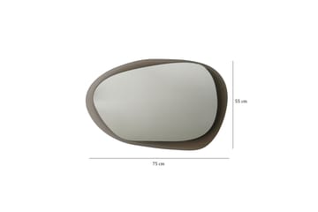 Lepinas Väggspegel 75x55 cm - Brons/Härdat Glas - Products - Inredning - Spegel - Hallspegel