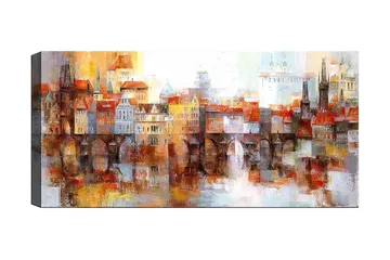 Canvastavla YTY Buildings & Cityscapes Flerfärgad - 120x50 cm - Products - Inredning - Tavlor & posters - Canvastavla