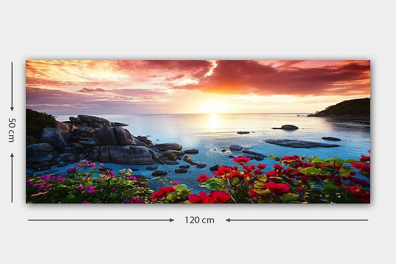 Canvastavla YTY Landscape & Nature Flerfärgad - 120x50 cm - Products - Inredning - Tavlor & posters - Canvastavla